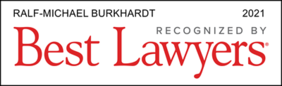 Auszeichnung Ralf Burkhardt zum Best Lawyers 2021