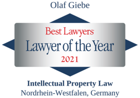 Auszeichnung Olaf Giebe Best Lawyers 2021 zum Lawyer of the Year 1