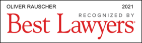 Auszeichnung Oliver Rauscher zum Best Lawyers 2021