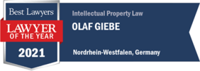 Auszeichnung Olaf Giebe Best Lawyers 2021 zum Lawyer of the Year